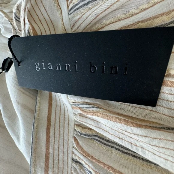 Festival Dress Rosie Babydoll Textured Mini Dress The Sedona Sunset Gianni Bini - Picture 8 of 13